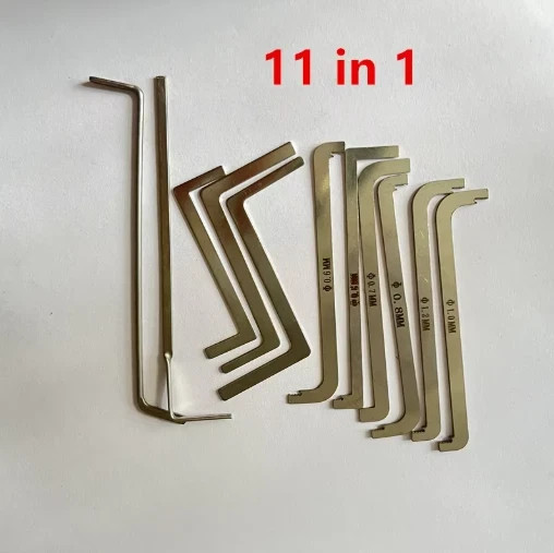 11pcs Turning Tool Lock Tension Wrenches Locksmith Pick Tool New* 11pcs Turning Tool Lock Tension Wrenches Locksmith Pick Tool New*