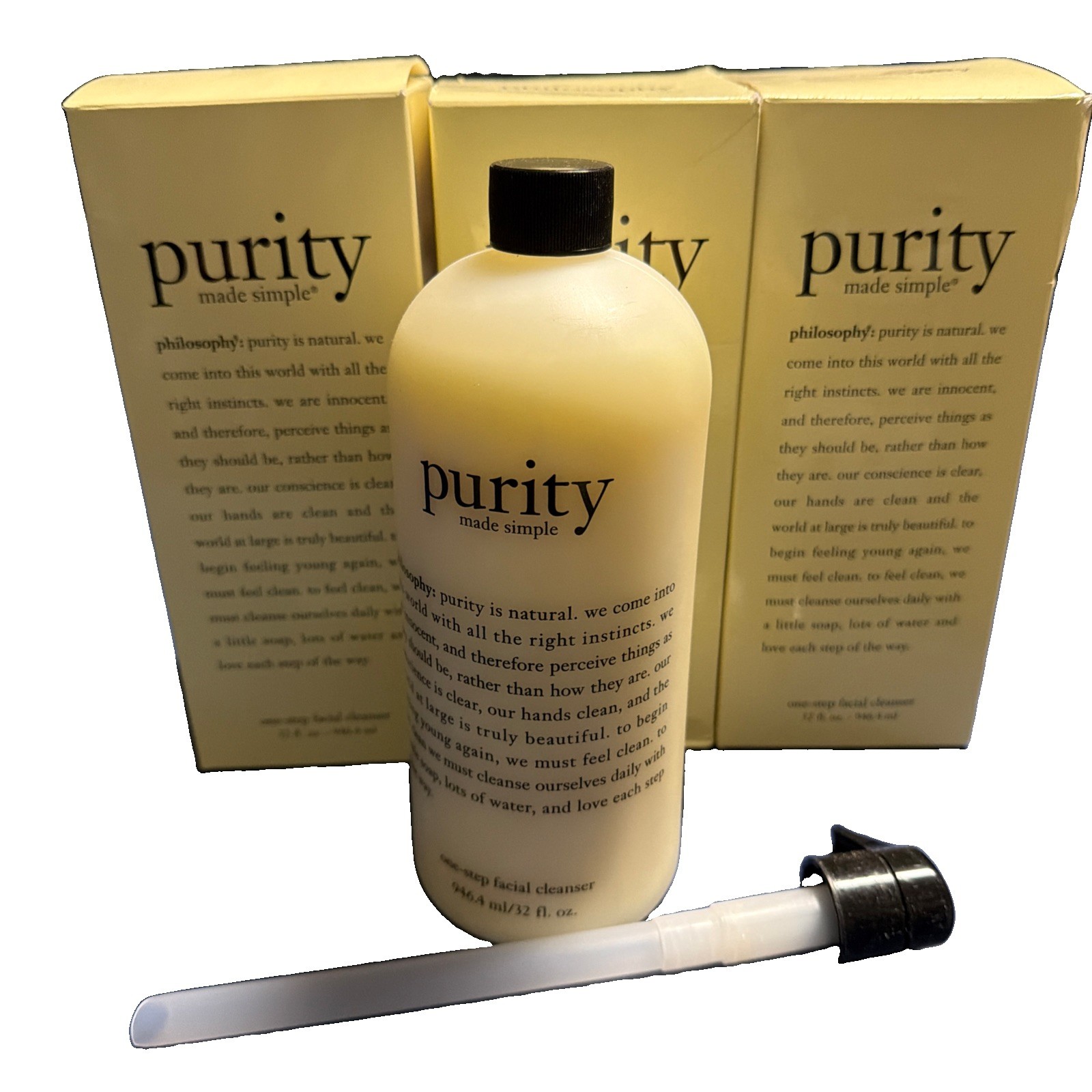 Philosophy Purity Made Simple One-Step Facial Cleanser - 32oz Sealed