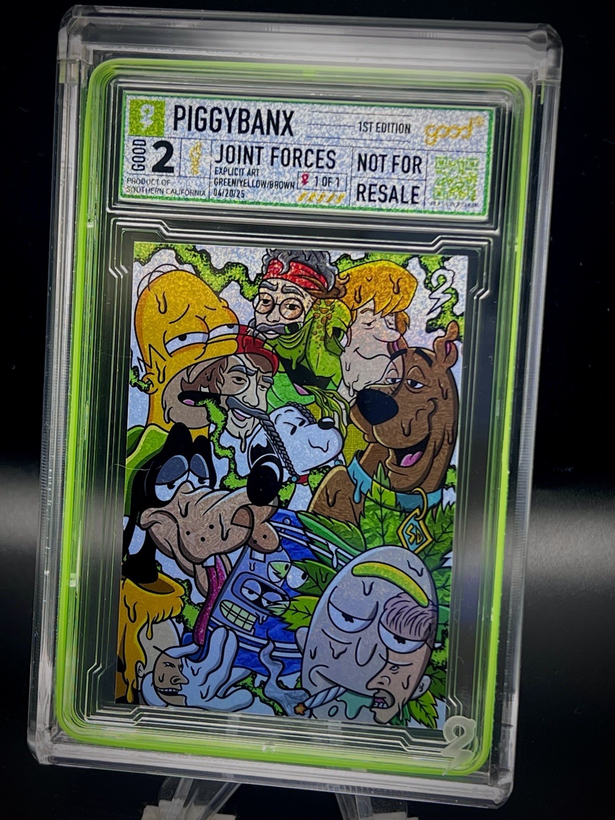 PiggyBanx Piggy Banx Rare 1/1 JOINT FORCES - Angel Dust Variant - Rare Label