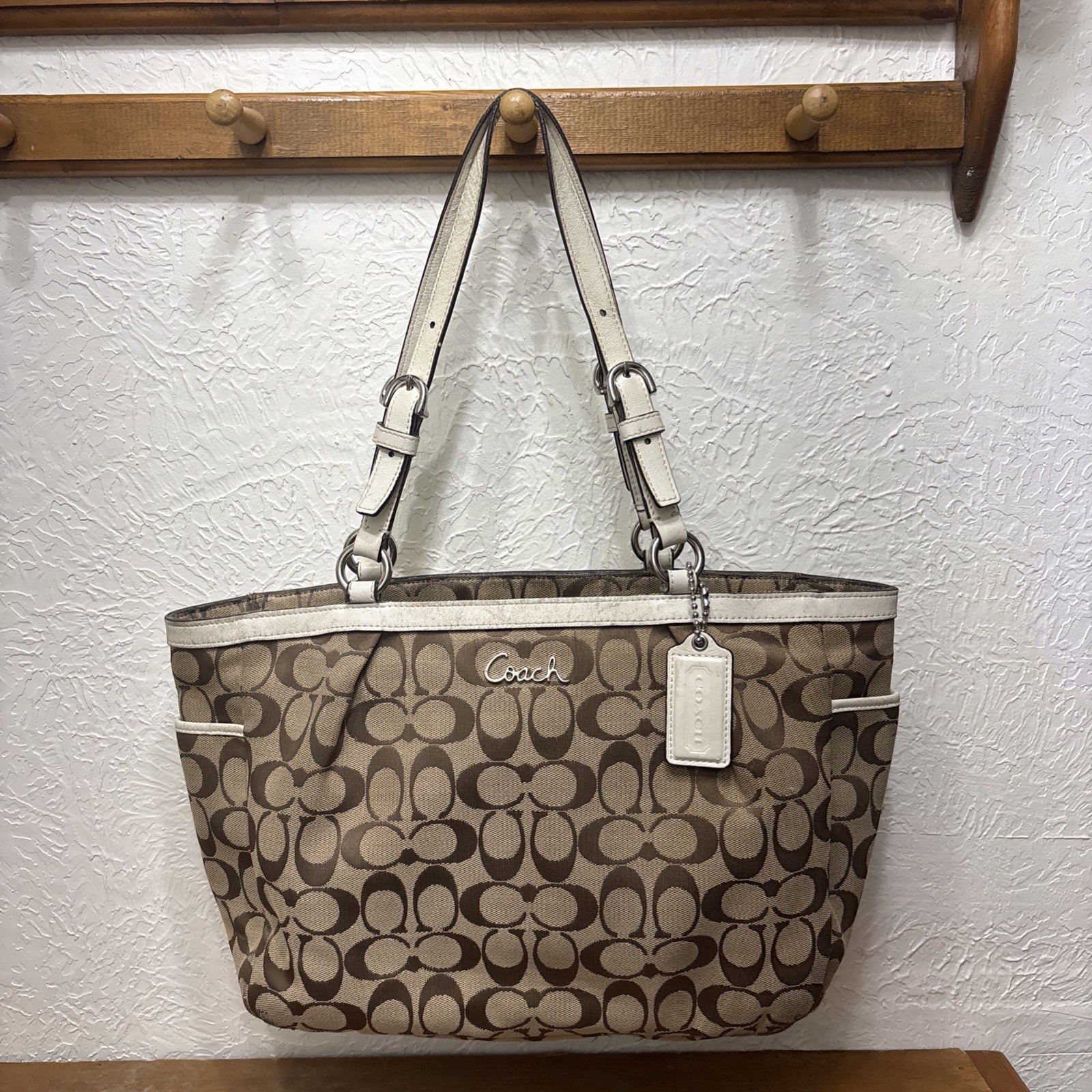 Vintage Coach Gallery Tote Bag