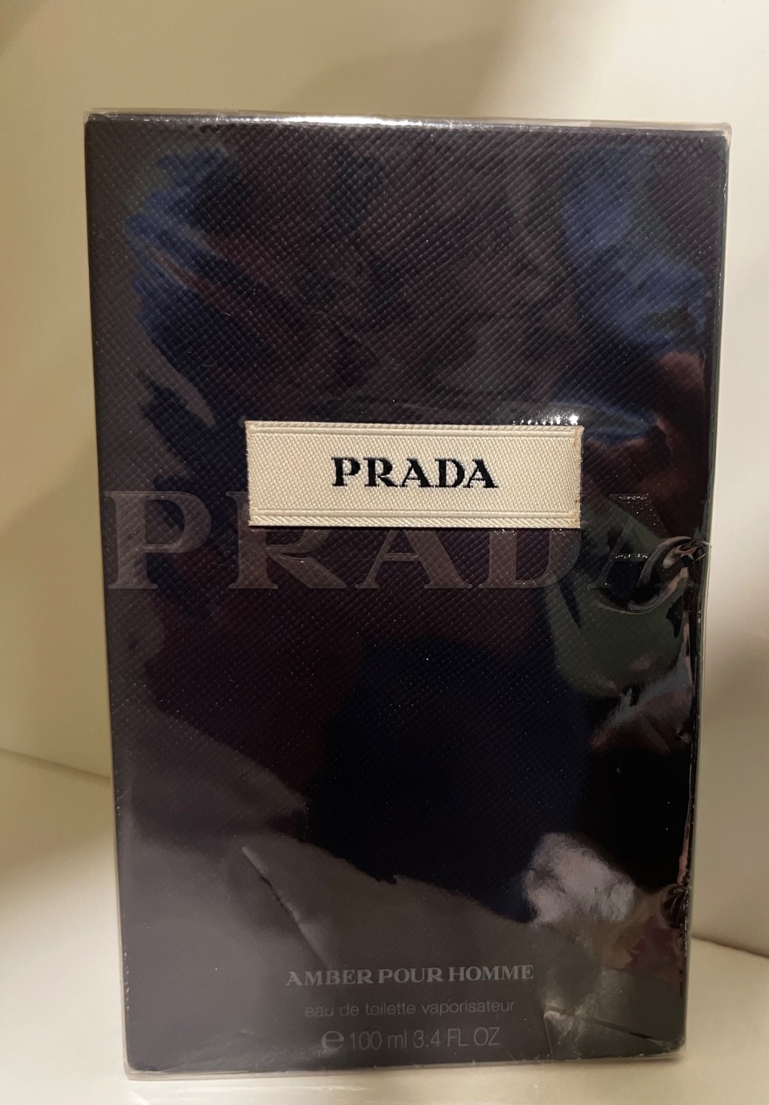 Vintage Prada Amber Pour Homme 3.4 oz 100ml EDT Sealed Box Puig Formula RARE