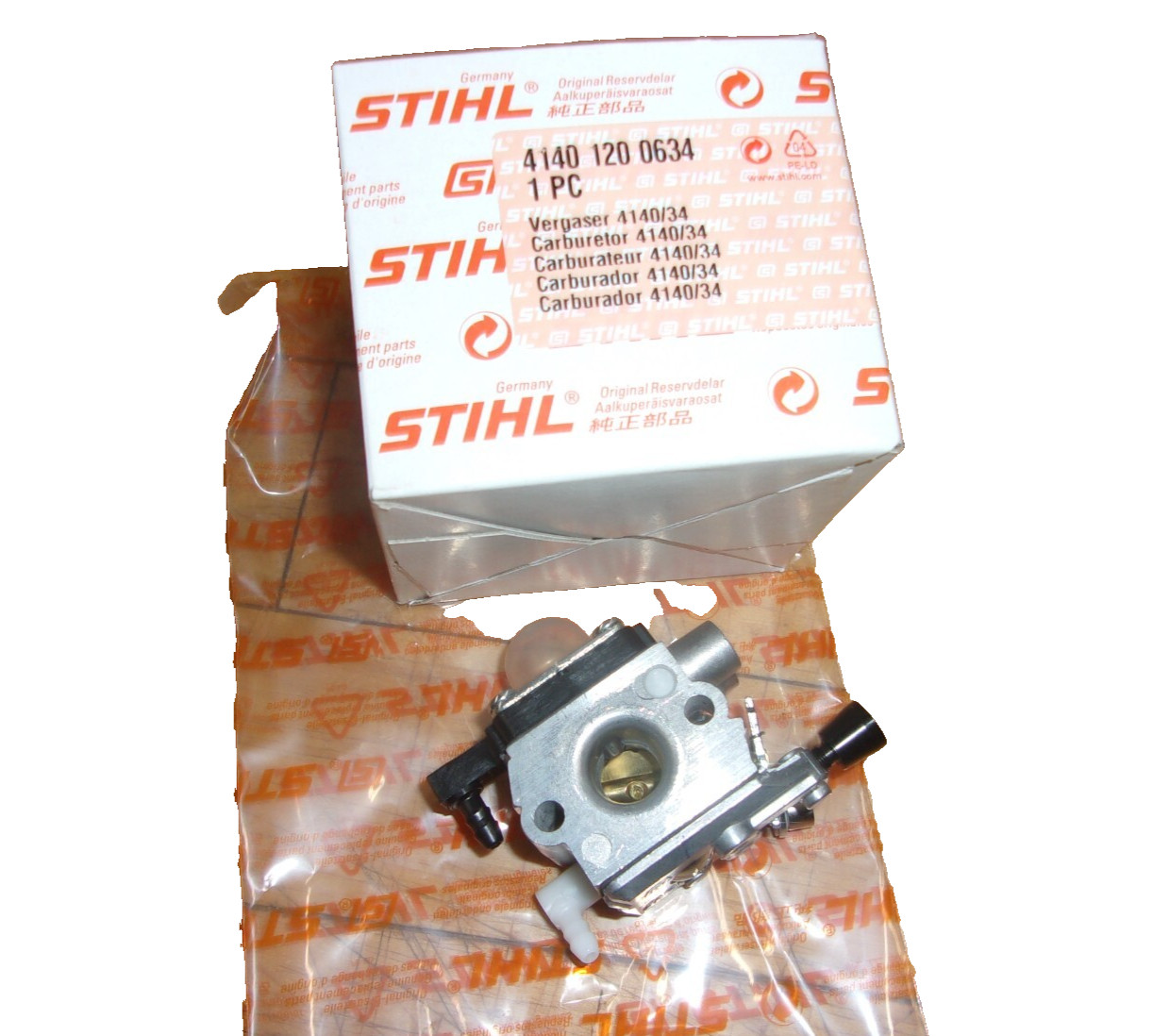 Stihl Carburetor Zama 4140/34A OEM FS 38 45 46 55 KM 4140-120-0634 0619 #GM-P6D1