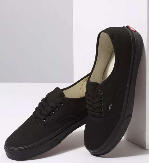 Vans Authentic Black Men Canvas Low Top Shoes VN000EE3BKA
