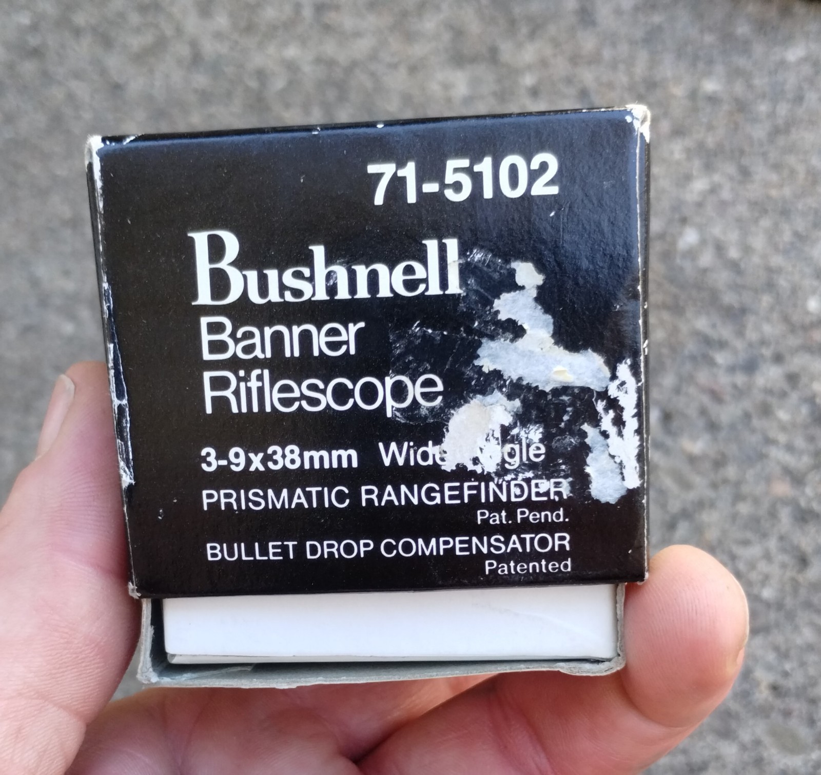 Vintage Bushnell Banner 3-9x38mm Rifle Scope Bullet Drop Compensator 71-5102 Vintage Bushnell Banner 3-9x38mm Rifle Scope Bullet Drop Compensator 71-5102