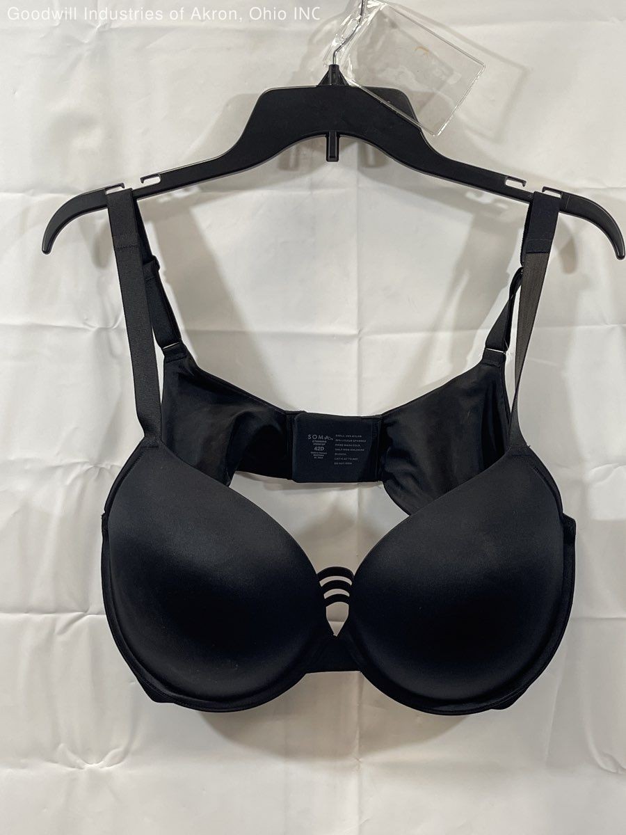 Soma Women\'s Stunning Push Up Bra Black NWT Sz 42D