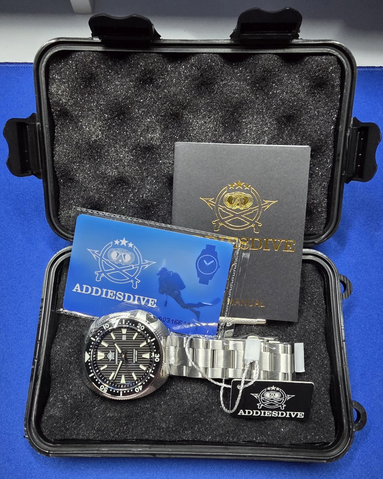 Addiesdive AD2507 Turtle Captain Willard Quartz Watch Black Diver 2025 USA 