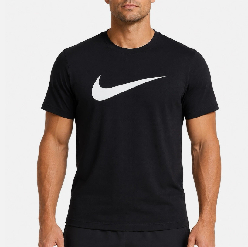 Nike Men\'s Athletic T-Shirt Short Sleeve Swoosh Graphic Workout Gym Activewear