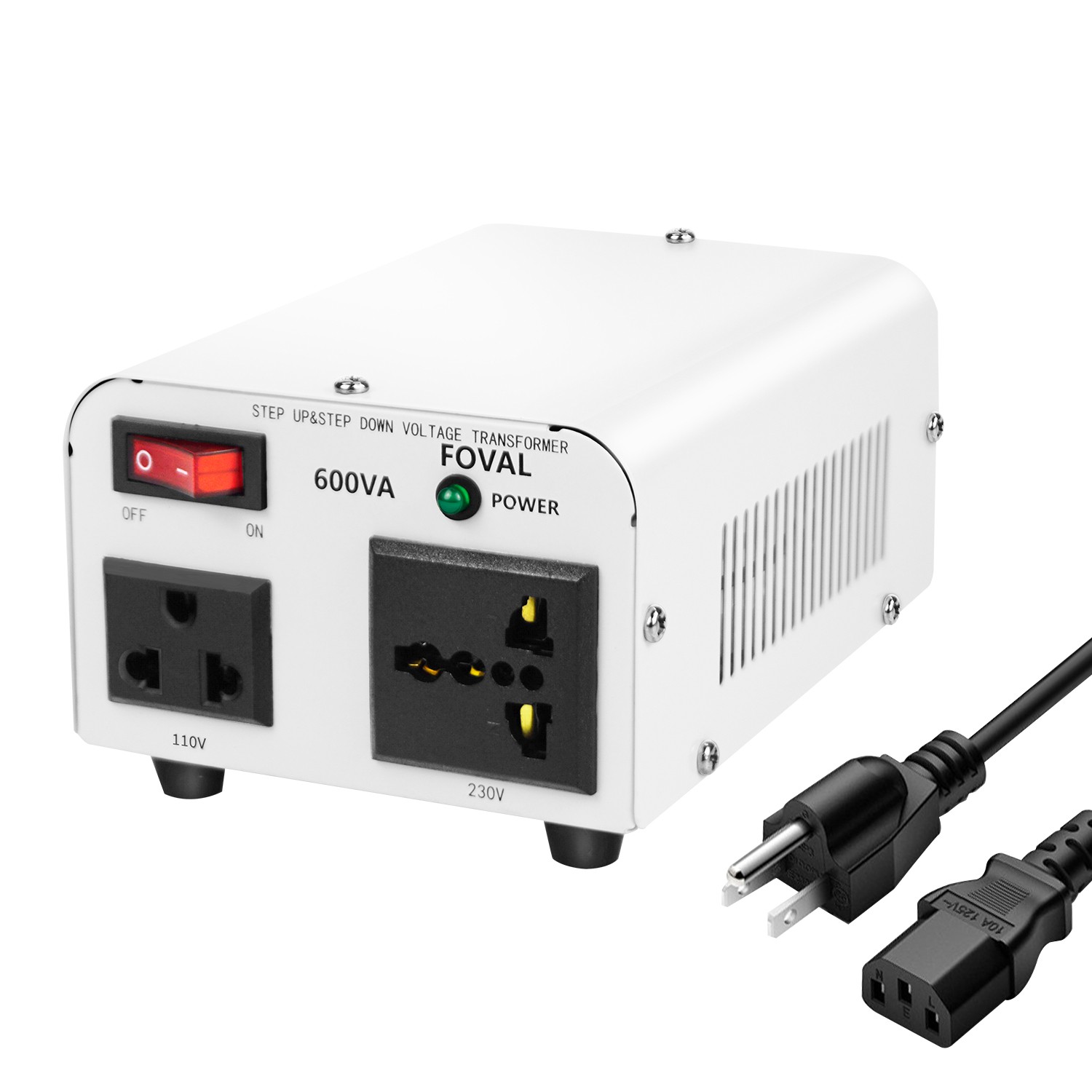 600W 110V/220V Voltage Transformer Converter Step Up & Down for US EU Used