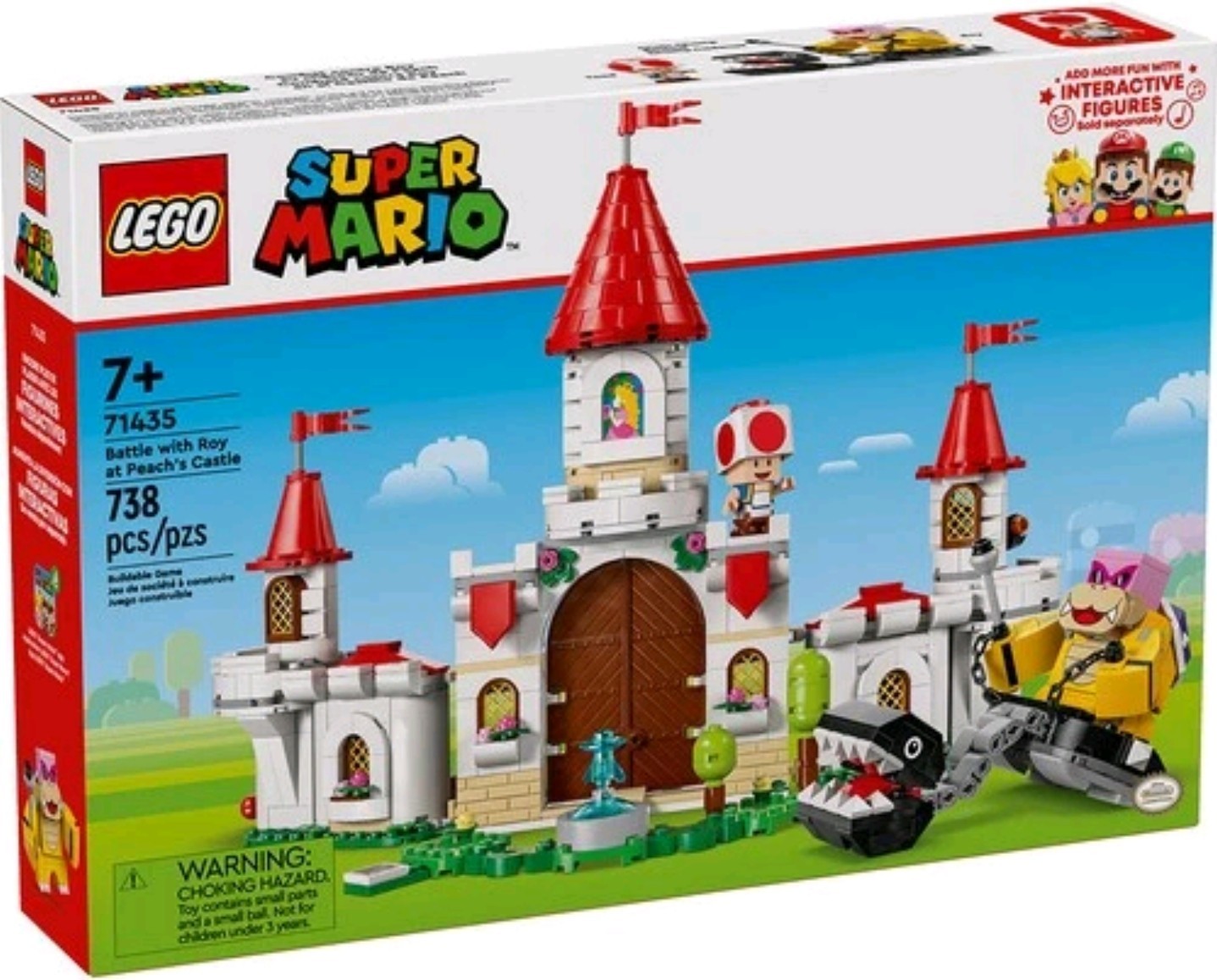 LEGO Super Mario Battle with Roy at Peach’s Castle Playset 71435 Sealed NIB