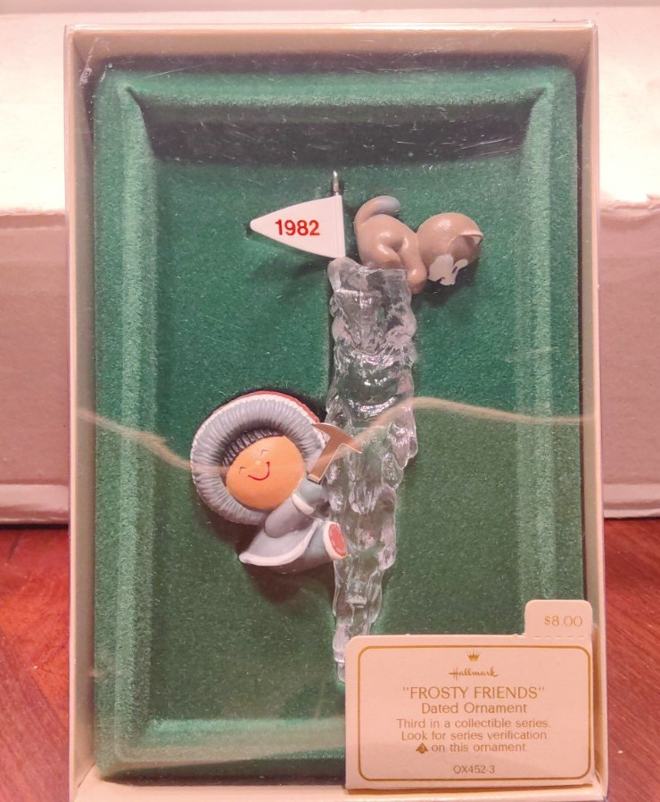 Hallmark Frosty Friends 1982 Third in Series Ornament with Box