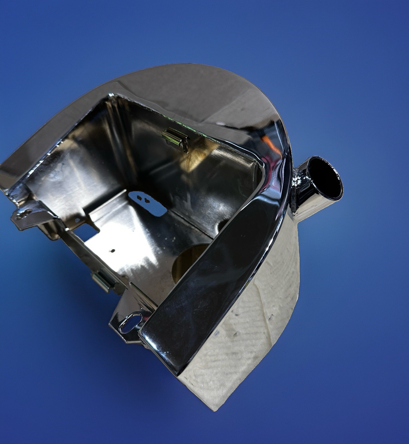 Harley Davidson Chrome Softail Rigid Oil Tank FXST FLST Chopper 81001X Cust Harley Davidson Chrome Softail Rigid Oil Tank FXST FLST Chopper 81001X Cust