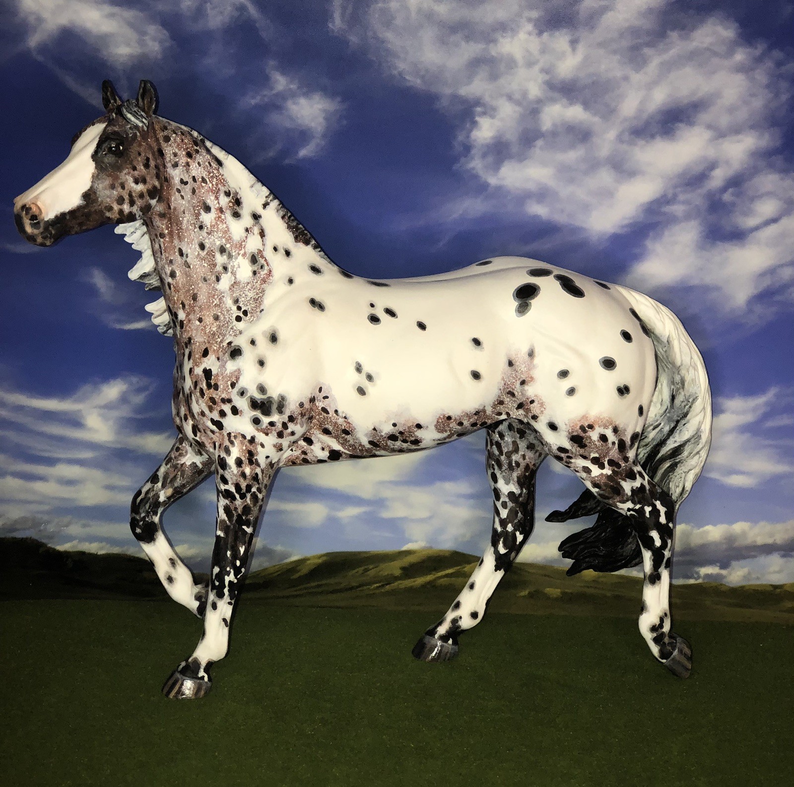 OOAK Breyer cm Custom Horse  Smart Chick Olena *Awesome Appaloosa *