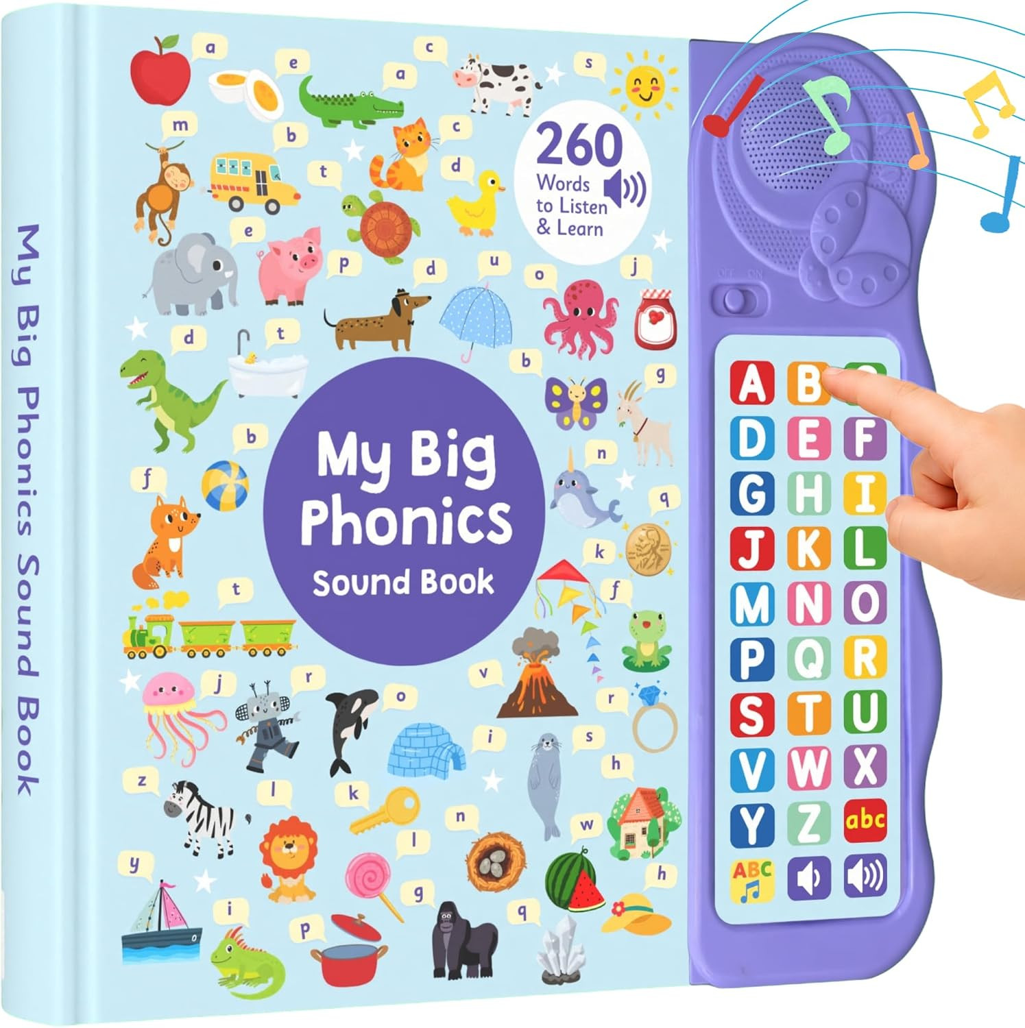 My Big Phonics Sound Book – 260 Words to Learn Letter Sound, Preschool & Kinderg