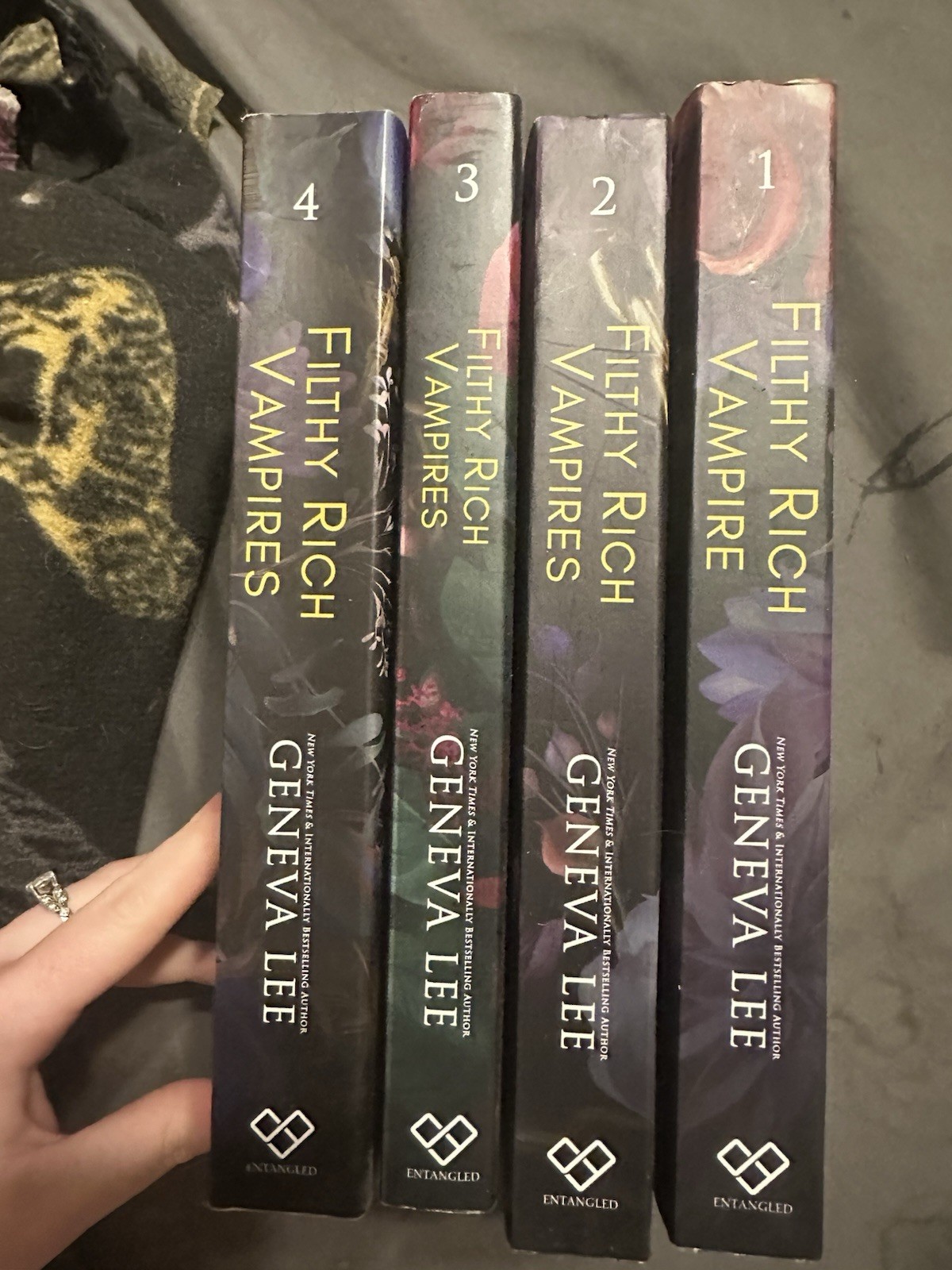 Filthy Rich Vampires Series Paperback Books from Author Geneva Lee Complete 1-4 Filthy Rich Vampires Series Paperback Books from Author Geneva Lee Complete 1-4