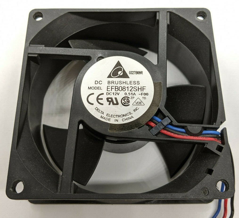 Delta Electronics EFB0812SHF 80mm 3-pin Server Computer Case Cooling Fan 0.51A