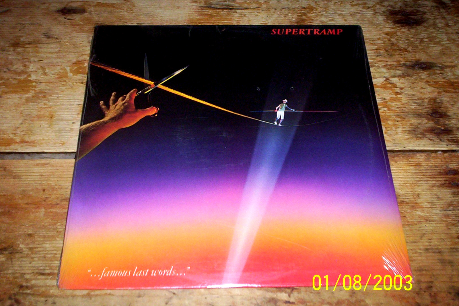 SUPERTRAMP ( ... FAMOUS  LAST WORDS ) ORIG 1982 SEALED VINYL LP w/ no bar code