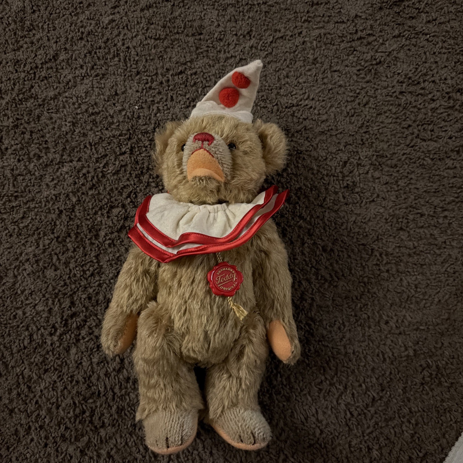 Jester Bear By Hermann Teddy Bear Music Box Clown Limited 12/500