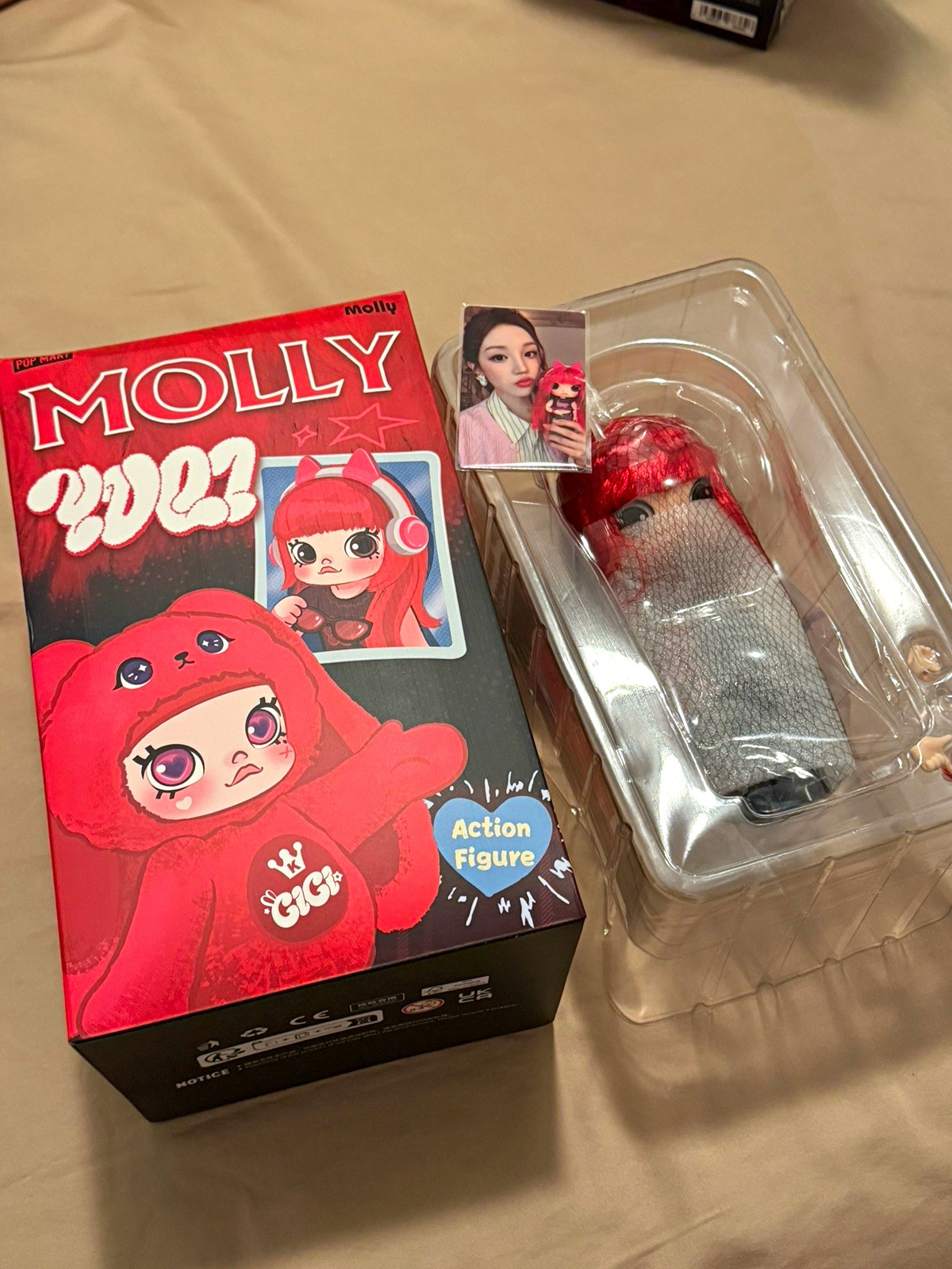 Popmart Molly x YUQI Action Figure Collectible