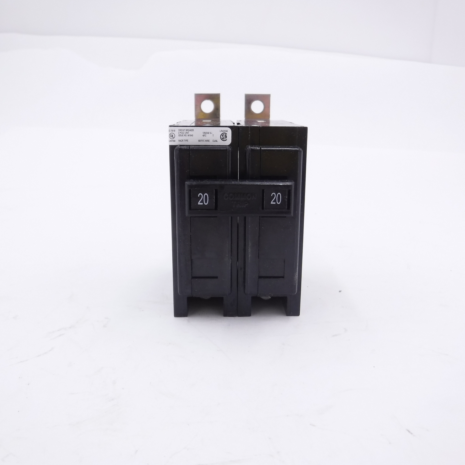 Eaton 20 Amp 2 Pole 240V Bolt-On Circuit Breaker QBHW2020