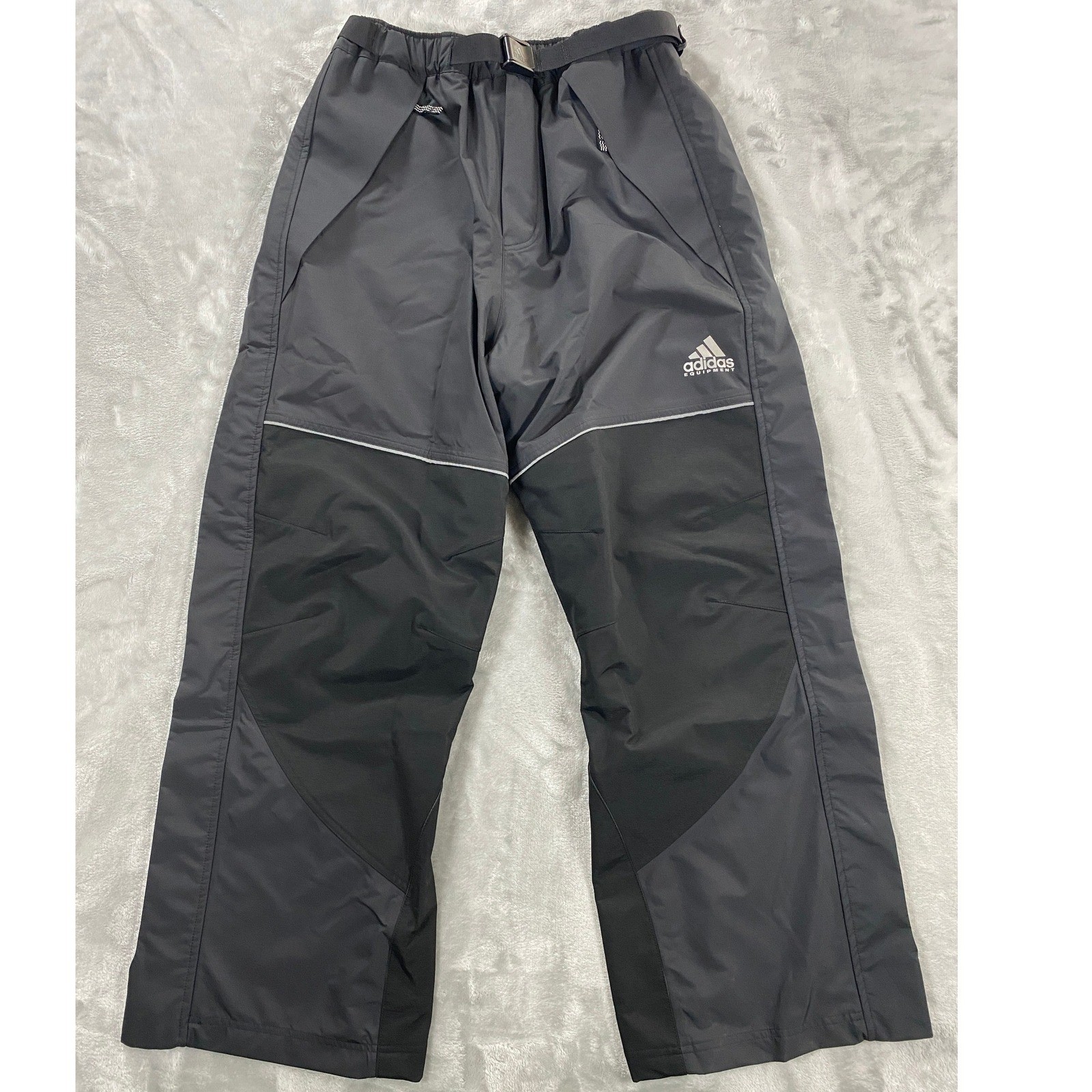 Adidas Equipment EQT Pants Mens S Black Gray Reflective JV7657 NWT Techwear