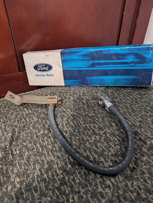New NOS 1973-1979 Ford F-100 F-150 4x4 Disc Brake L.Frt Brake Hose D5TZ-2078-A New NOS 1973-1979 Ford F-100 F-150 4x4 Disc Brake L.Frt Brake Hose D5TZ-2078-A