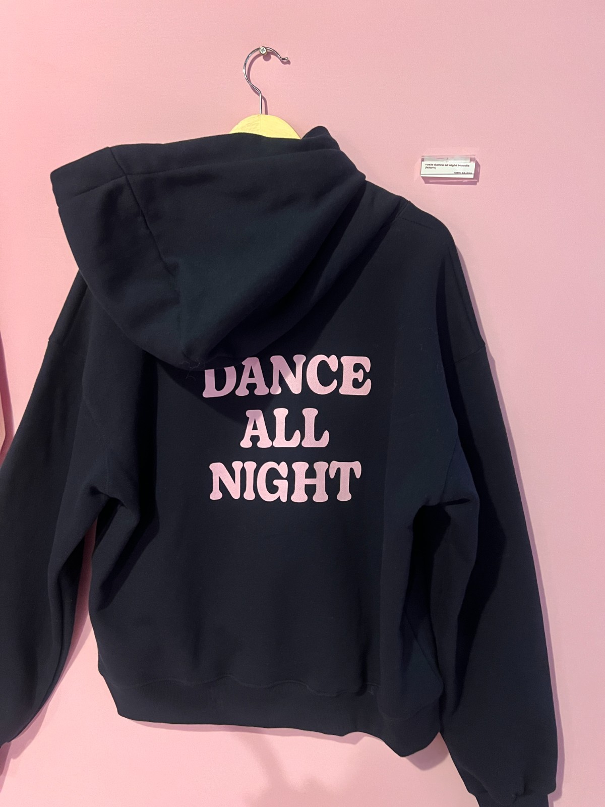 Blackpink Rosé Rose Dance All Night Hoodie NAVY Official Korea Limited Exclusive