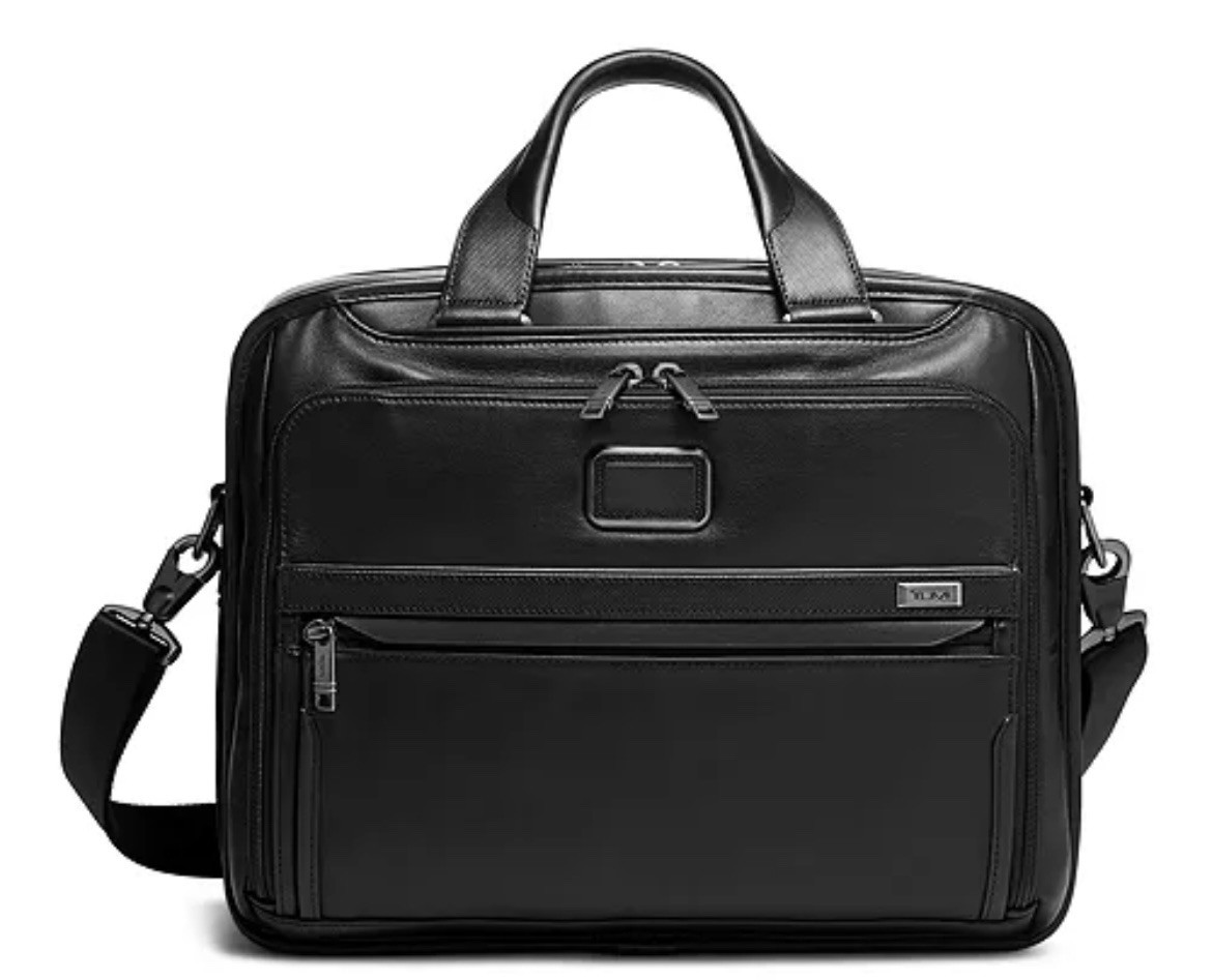 Gently Used Tumi Alpha 3 Leather Organizer Brief. Used 5 Times MSRP: $795