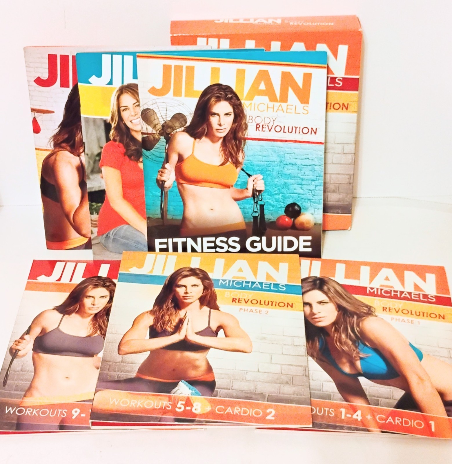 JILLIAN MICHAELS Body Revolution 15 DVDs 90 Days Weight Loss System + Booklets