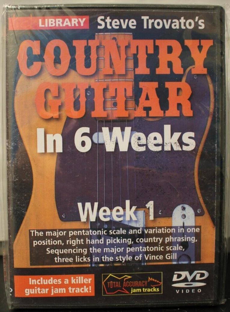 Steve Trovato\'s Country Guitar In 6 Weeks See Desc* Wk 3 Missing - 
