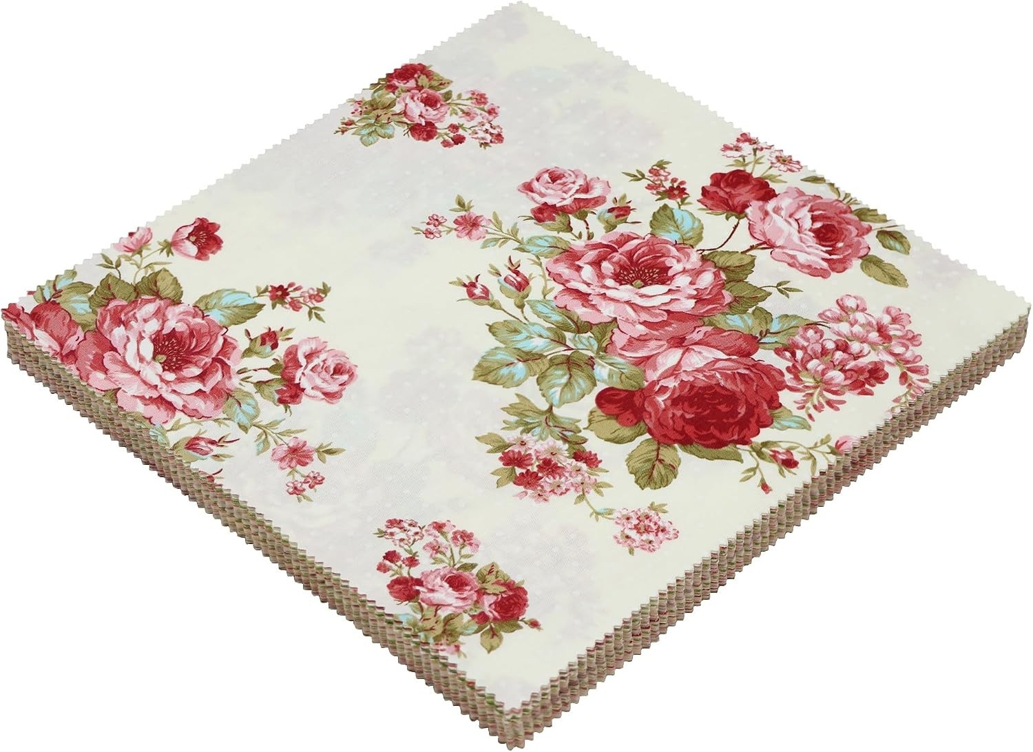 Nodsaw Layer Cakes 10 inch Squares for Quilting, Pre-cuts 42Pcs Vintage Flora...