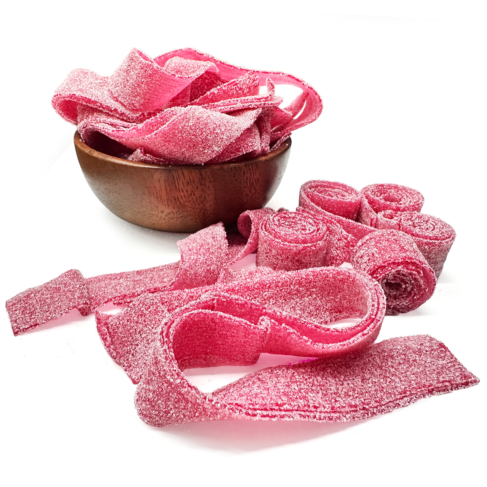 Wild Cherry Sour Belts Deep Red Fruity Chewy Sweet Tart Candy 8oz-5lb