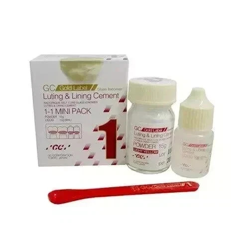 Dental GC JAPAN Gold Label Type 1 Luting & Lining GIC Cement FAST ing Dental GC JAPAN Gold Label Type 1 Luting & Lining GIC Cement FAST ing