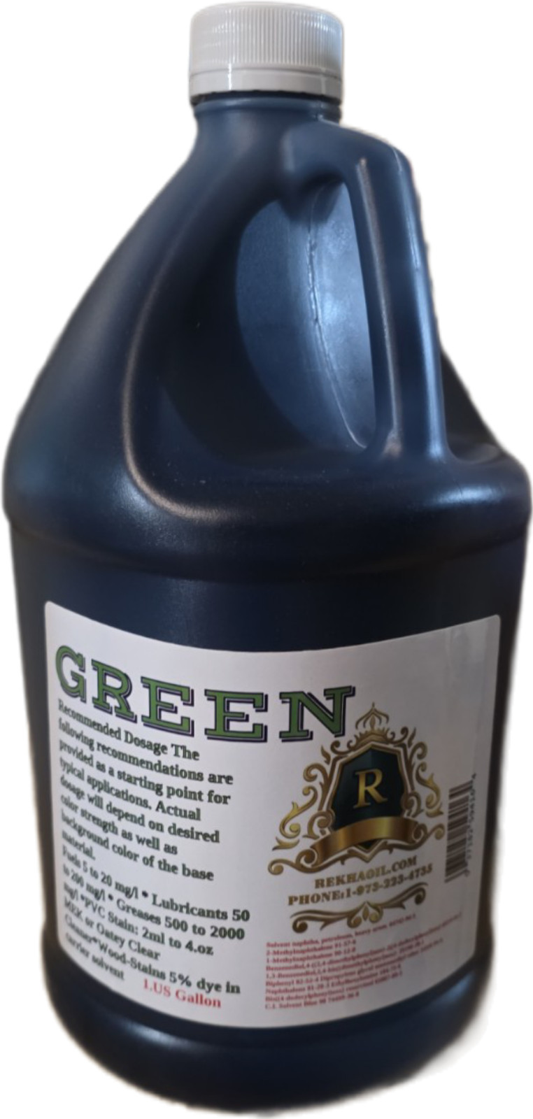 Rekhaoil® Green Petroleum Dye 1 Gallon
