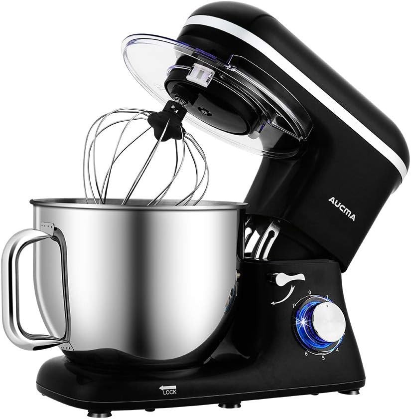 Aucma Stand Mixer 7.4QT 6-Speed 660W Kitchen Electric Food Mixer Bowl NEW Aucma Stand Mixer 7.4QT 6-Speed 660W Kitchen Electric Food Mixer Bowl NEW