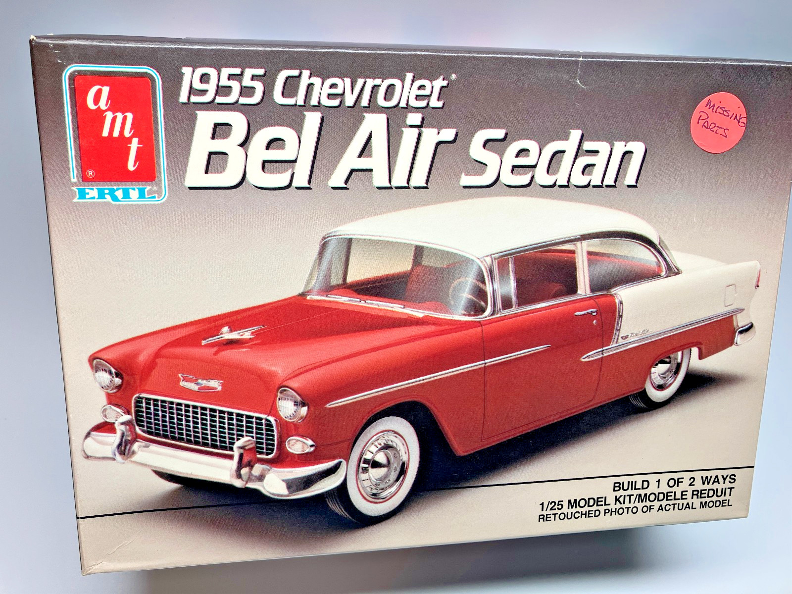 AMT Ertl 1955 Chevrolet Bel Air sedan parts car AMT Ertl 1955 Chevrolet Bel Air sedan parts car