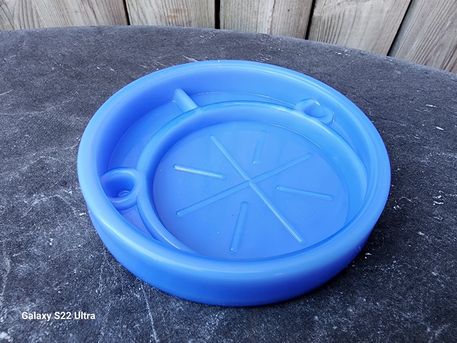 Blue Art Glass Coaster McKee Style Delphite Party Gifts Favors