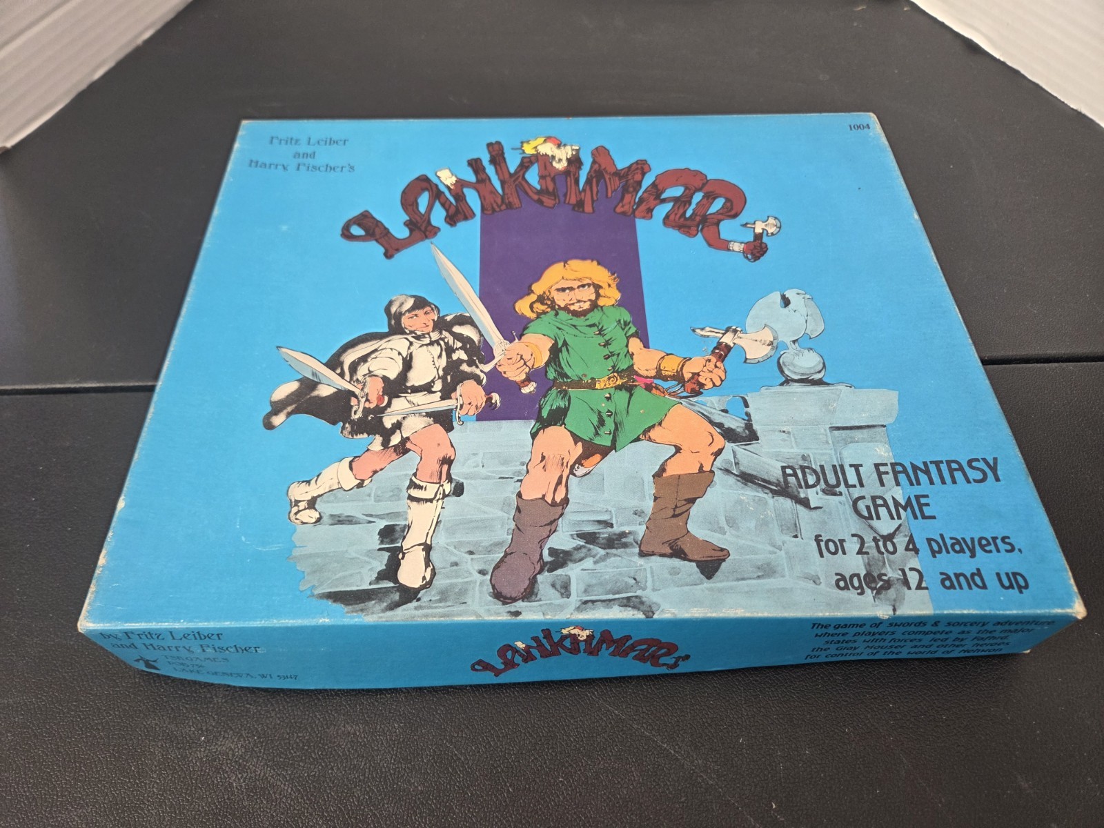 LANKHMAR Board Game 1ST EDITION TSR Lizard Logo 1976 Complete 