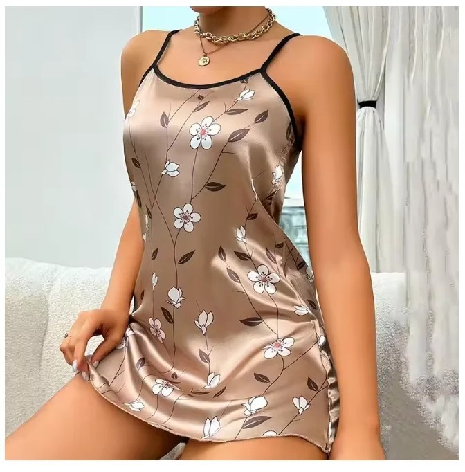 Lenceria Para Mujer Pijama Ropa de Dormir Interior Sexy Bata De Seda