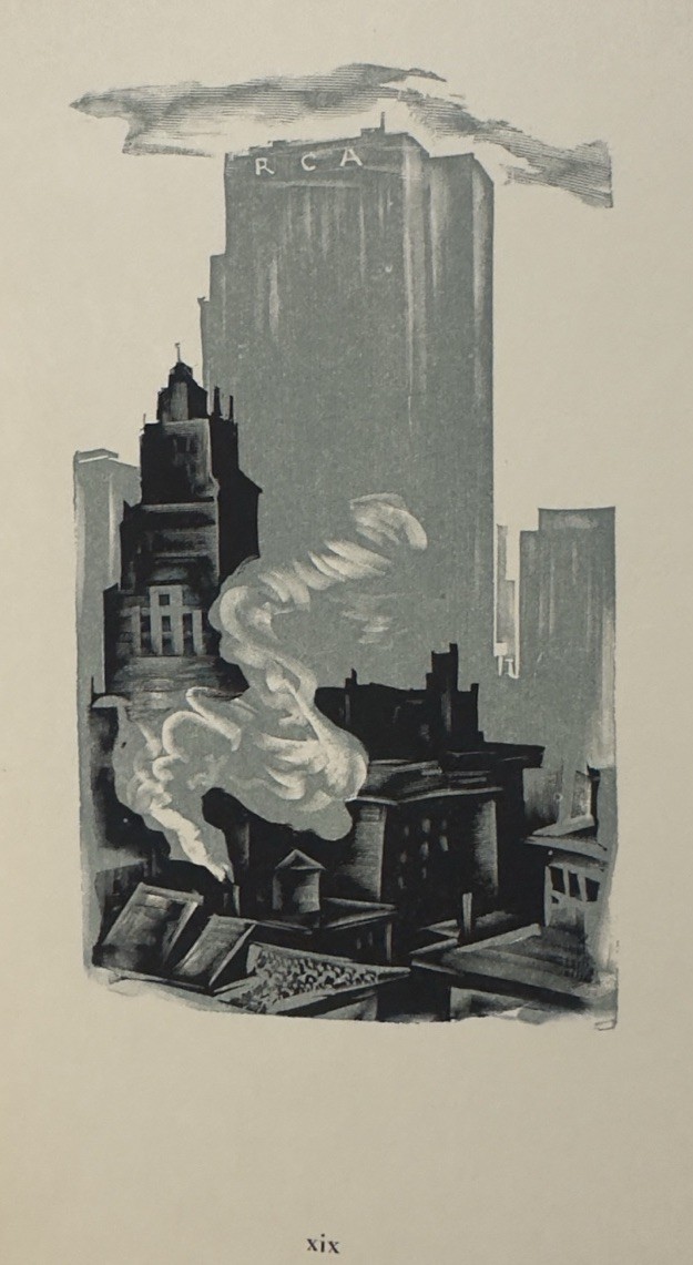 1938 Woodcuts of New York Hans Alexander Mueller 1st Ed NYC Art Illustrated