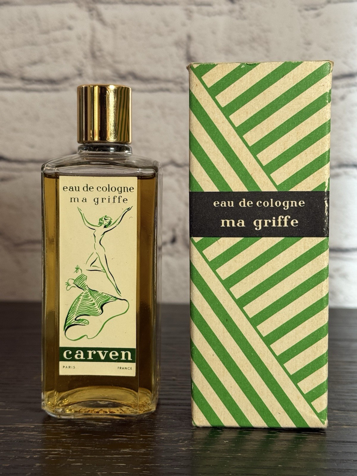 Carven Ma Griffe Eau De Cologne 4oz VINTAGE Ref 8029 Sealed in Box Paris Perfume Carven Ma Griffe Eau De Cologne 4oz VINTAGE Ref 8029 Sealed in Box Paris Perfume