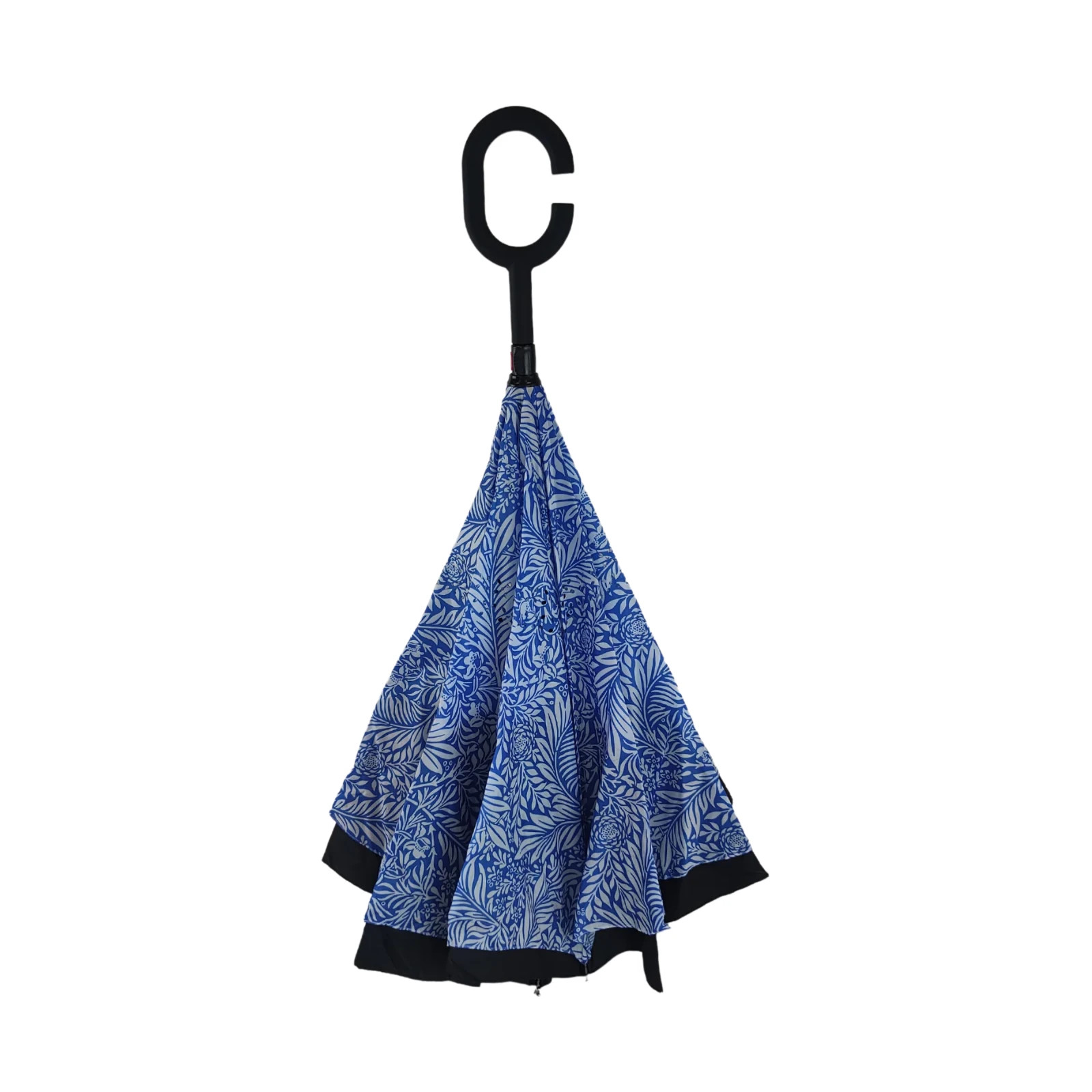 Artico Inverted Reverse Umbrella Windproof Double Layer C-Handle Blue Larkspur Artico Inverted Reverse Umbrella Windproof Double Layer C-Handle Blue Larkspur