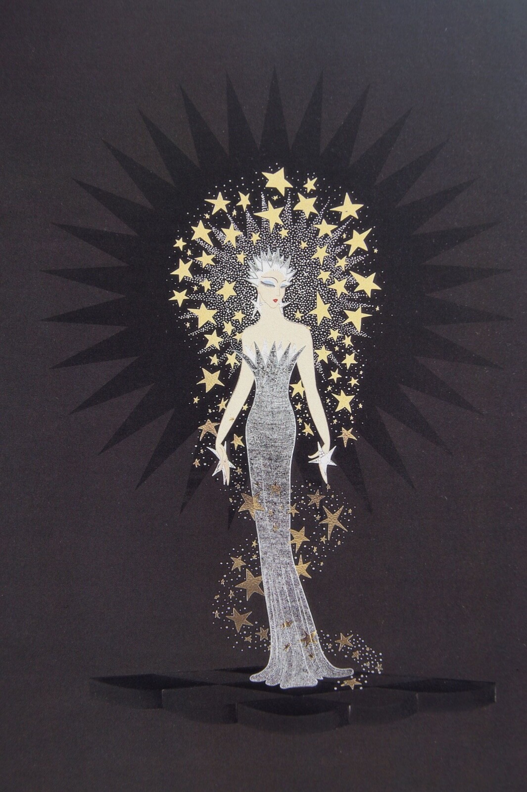 Erté Starstruck Art Deco Fashion Illustration Archival Giclée Print