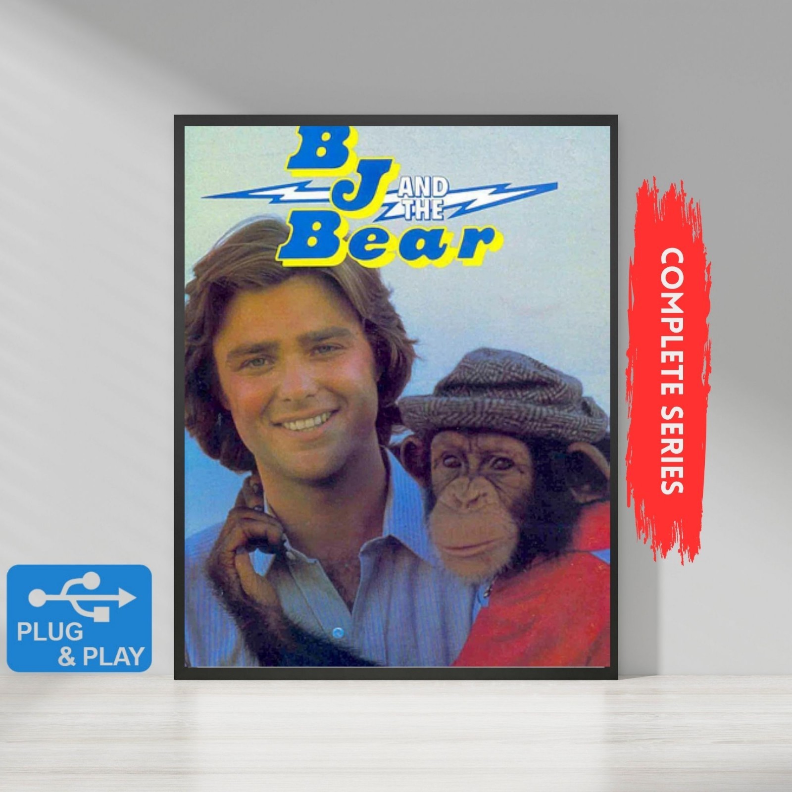 B.J. and the Bear Complete Series USB Collection (1979–1981) | DVD Quality