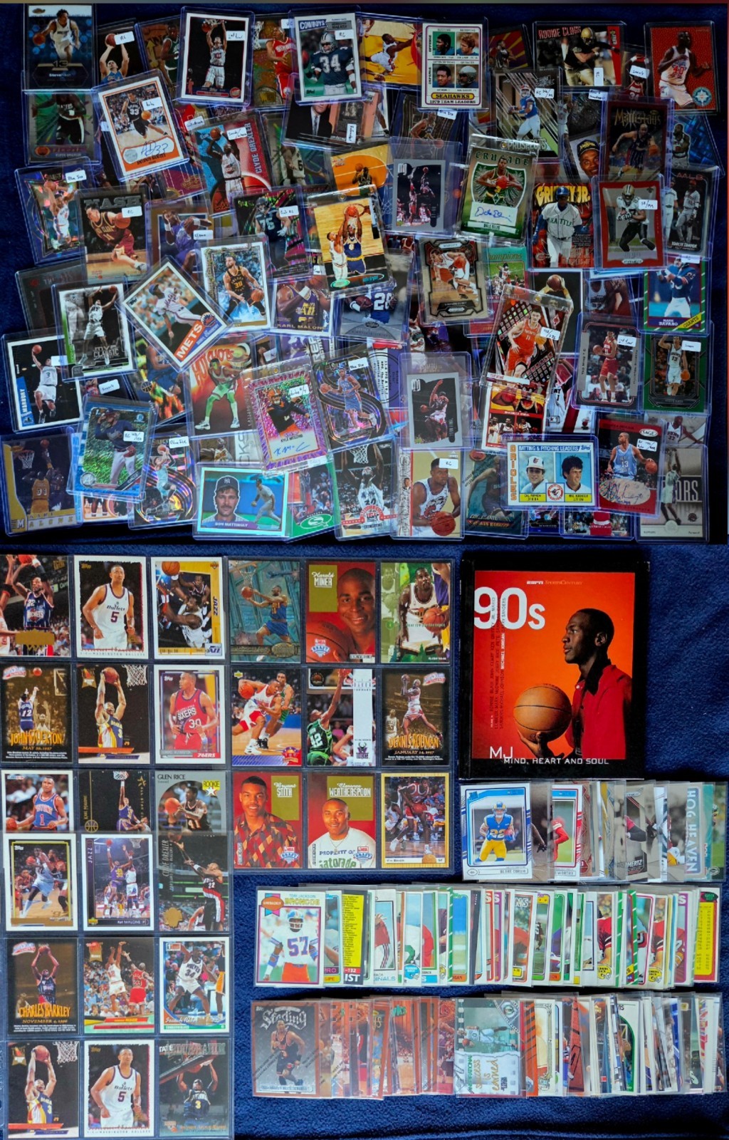 Huge Multi-Sport Card Lot - Rookie, Auto, Vintage, Modern, #\'d NFL, NBA, MLB