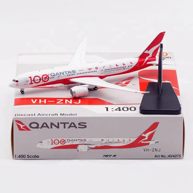 Diecast 1:400 Scale Alloy Qantas B787-9 VH-ZNJ Airplane Model Classic Finished S