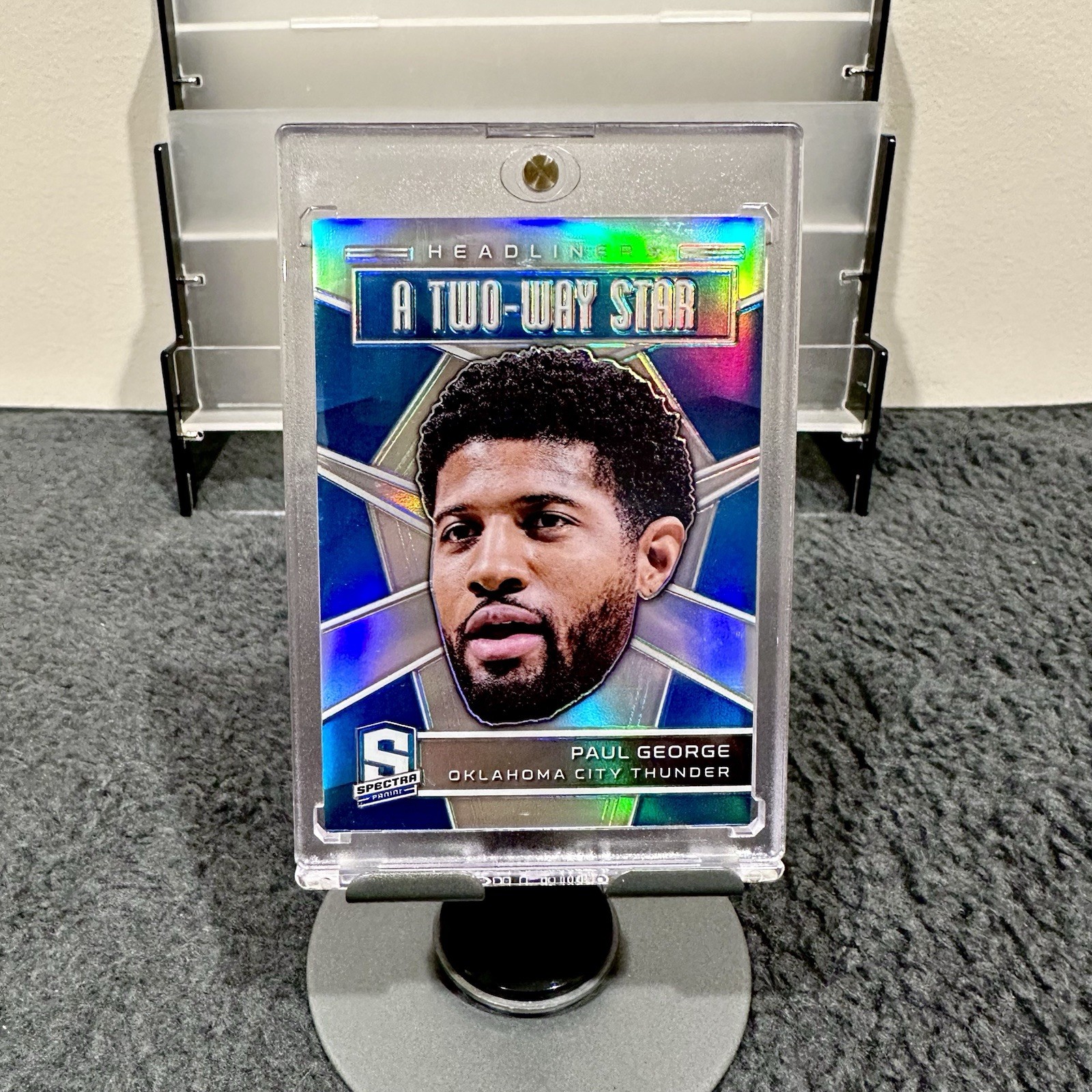2018-19 Panini Spectra Paul George Headliners Silver Holo Prizm SP SSP Case Hit