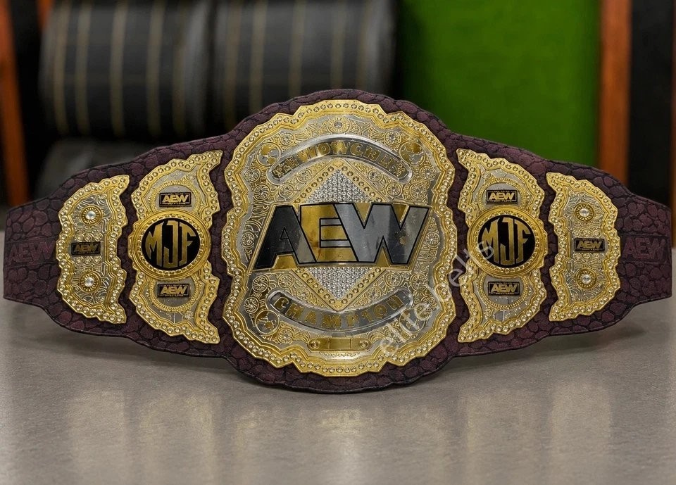 Aew All Elite new championship belt signature series MJF title 4mm brass adult