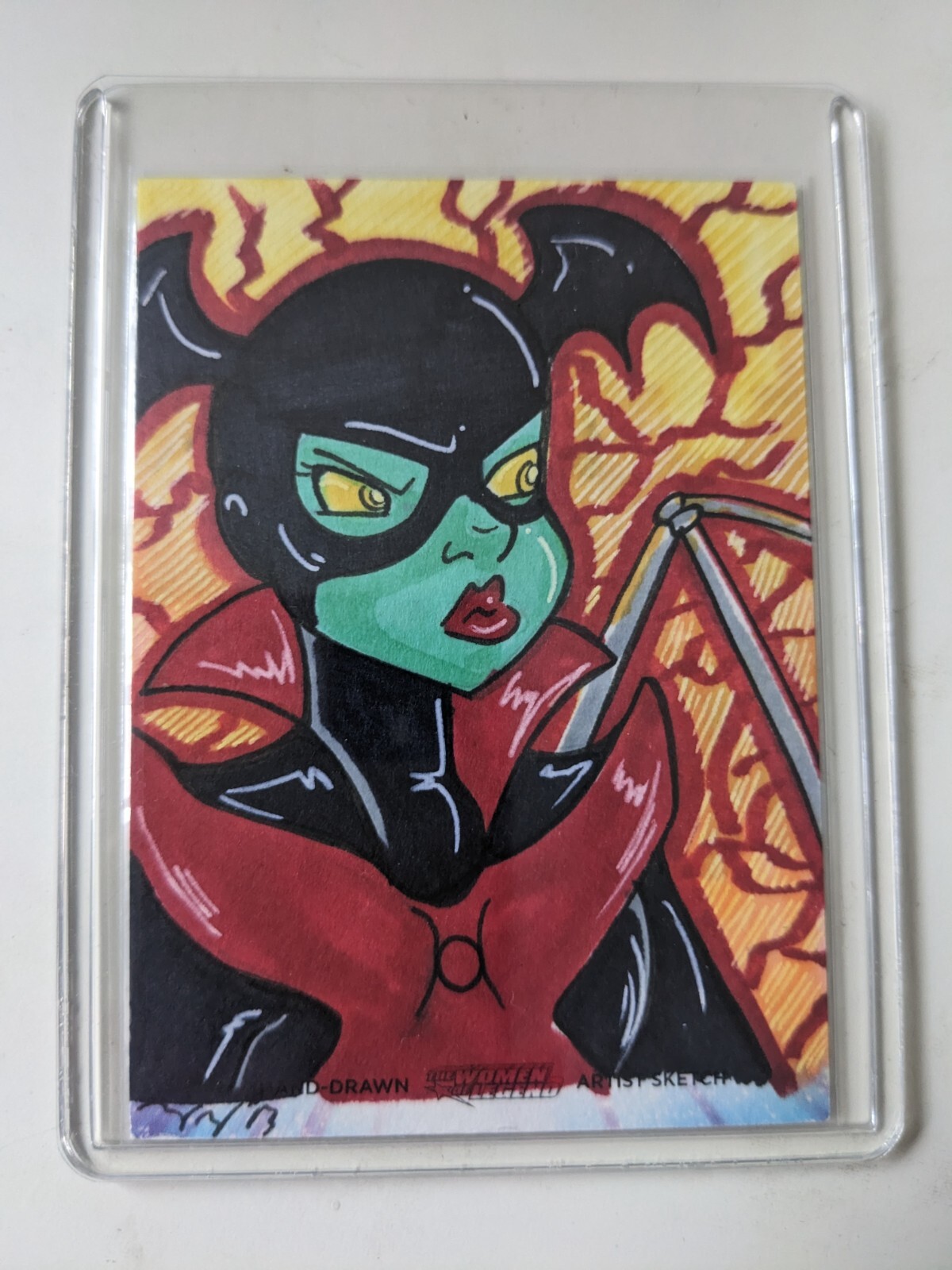 2013 CZE Cryptozoic DC The Women Of Legend Bleez 1/1 Sketch by  unknown