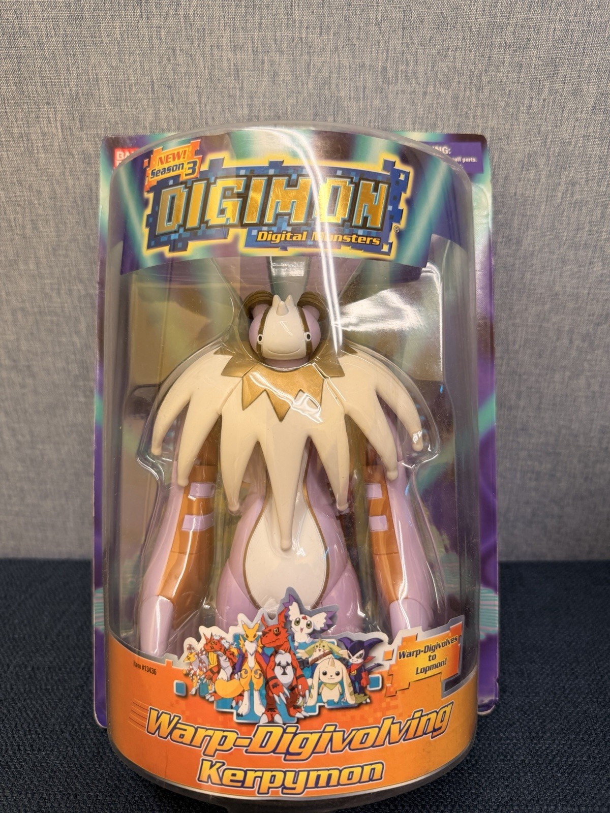 Bandai Digimon Season 3 Warp Digivolving Kerpymon To Lopmon New In Package