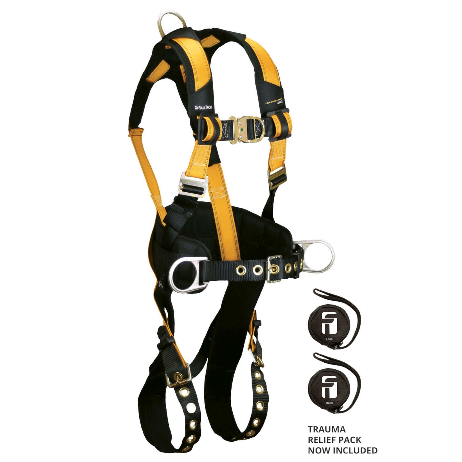 FallTech Journeyman Flex Steel 4D Construction Climbing Harness, Small - 7035FDS FallTech Journeyman Flex Steel 4D Construction Climbing Harness, Small - 7035FDS